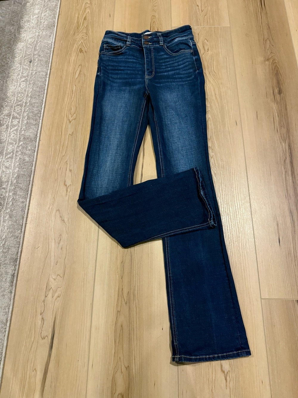 BKE Parker high rise bootcut jeans size 26x 34 dark wash